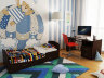 Детская кроватка трансформер Valle Allegra Comfort, шоколад