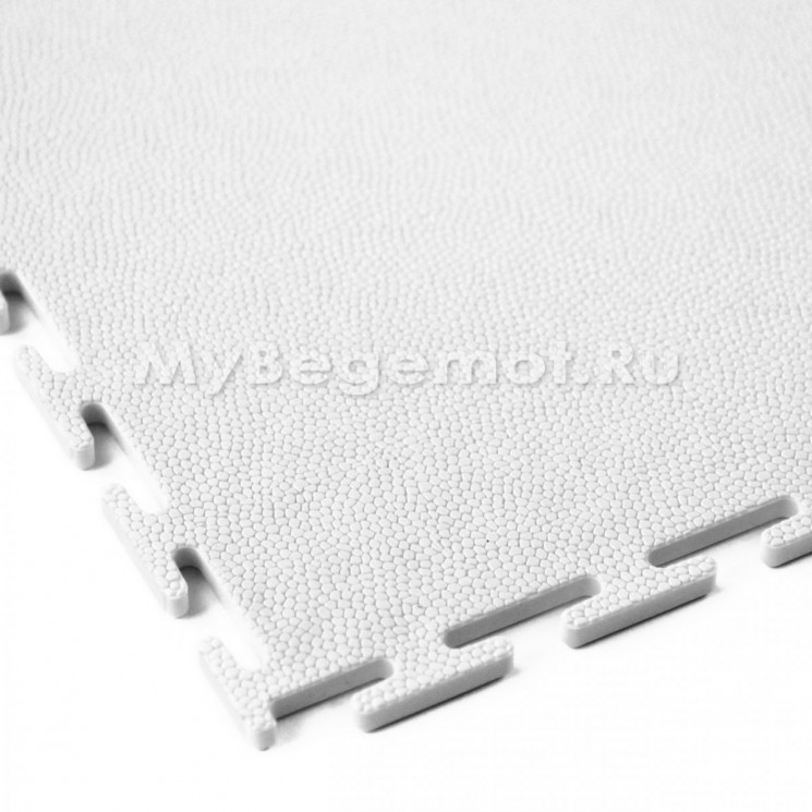 Модульное напольное ПВХ покрытие SENSOR BIT 7 мм, RAL 9003, белый.