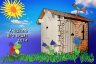 Детский картонный домик-раскраска "Я в домике"