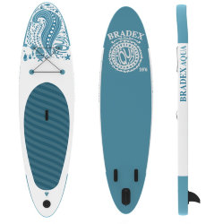 Двухслойная САП (SUP) доска Bradex Aqua 323х81х15 см, прогулочная
