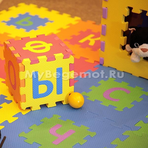 Развивающие коврики-пазлы, набор  Funkids™ "Алфавит-1-10"