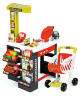 Игровой супермаркет с тележкой Smoby Supermarket Red, свет, звук