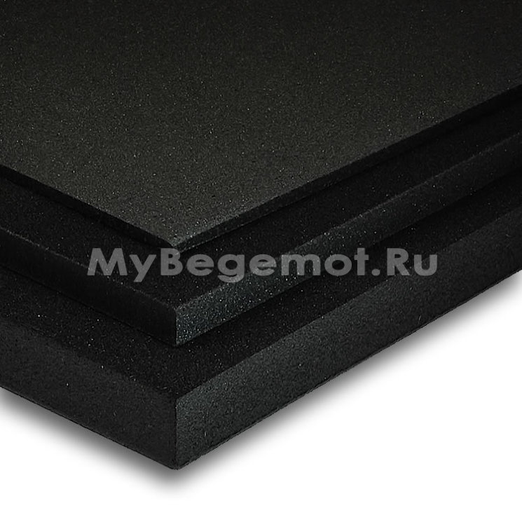 ЭВА листовой 4 мм, 55PS, лист 2150х1150 мм, черный