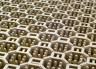 Модульное грязезащитное ПВХ покрытие OPTIMA DUOS 250x250x16мм, светло-серое.